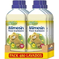 Mimosin Suavizante Concentrado Frescor de Primavera 60 lavados- Paquete de 8x1.2L